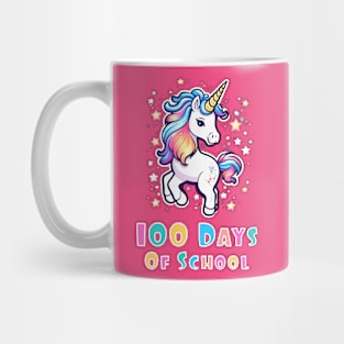 Unicorn 100 days of school design Mug